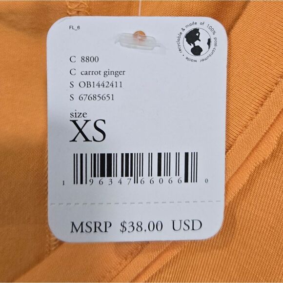 🐢 NWT Free People Moon Dance Tank in Carrot Ginger Size XS - Picture 13 of 13